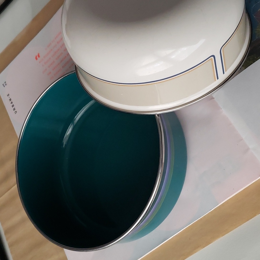 VINTAGE Enamel Bowls